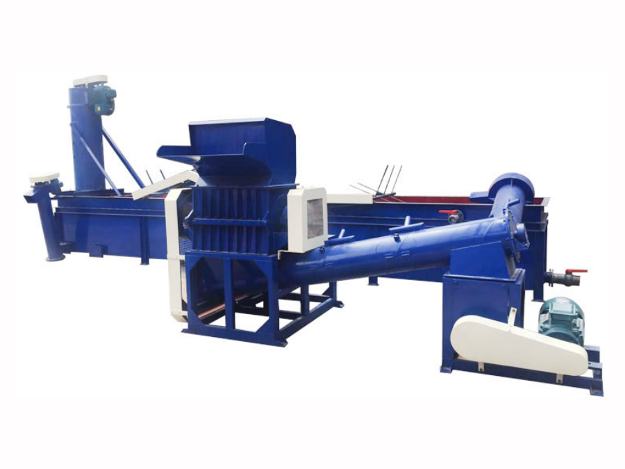 簡(jiǎn)易塑料膜破碎清洗脫水生產(chǎn)線(xiàn)